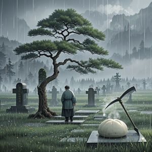 《清明雨》-余海华