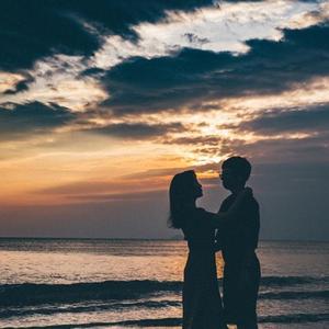 夏期的海
