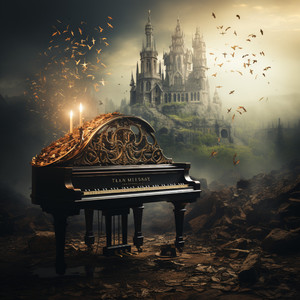 El Piano Late Con Una Melodía Constante