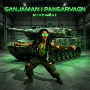 GANJAMAN I PANSARVAGN MIDDSNÄRT