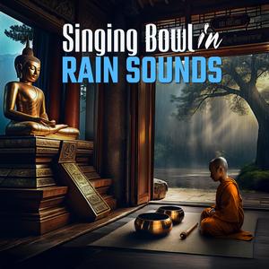 The Rainy Temple (432Hz Singing Bowl & Rain Sounds)
