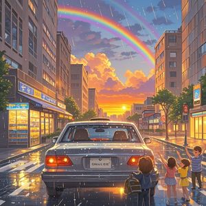 彩虹在傍晚等我