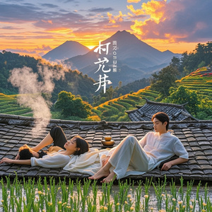 共饮山风共披晚霞