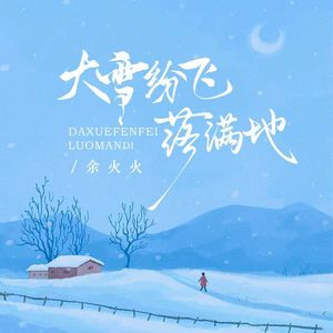 大雪纷飞落满地