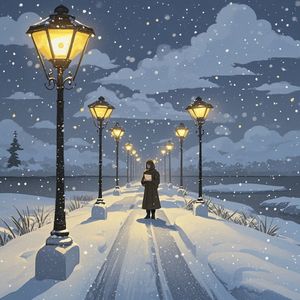 雪夜寄往天堂的信