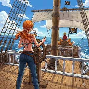 One Piece (Nami's Tangerine Ink)