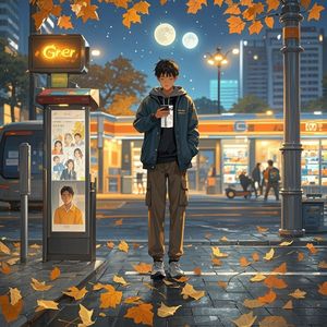 深圳秋夜的月亮-瑞凌川