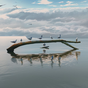 Lost in the mountains of a starry night(迷失在星夜群山中）