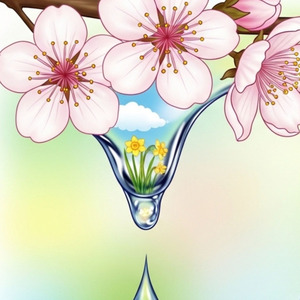 春のしずく