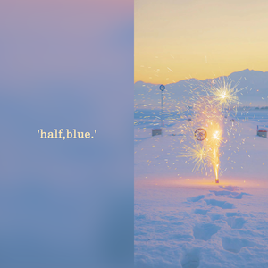 'half,blue.'