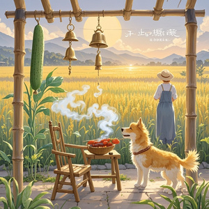 早上好的歌词清晨的风轻轻吹过窗第一缕阳