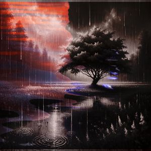 A Symphony of Rain on Leaves