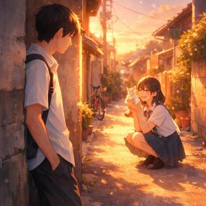 まちでみかけたきみのすがたがすき