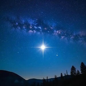 夜空中最亮的星