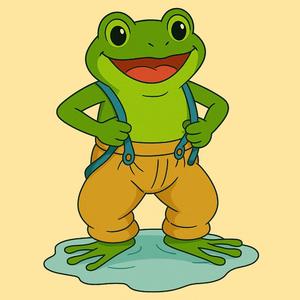 Skáče žaba po blate 02