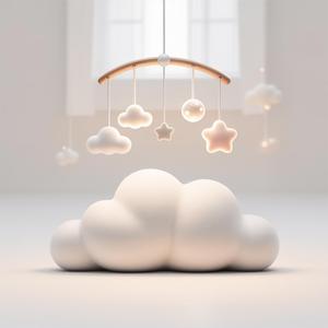 soft glowing baby mobile