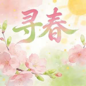 寻春  Spring's blossom