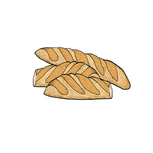 fresh baguettes