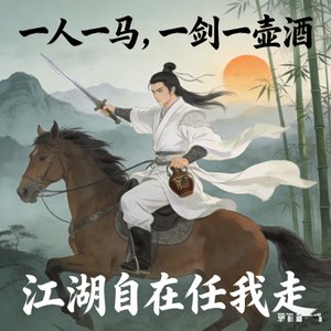 一人一马，一剑一壶酒