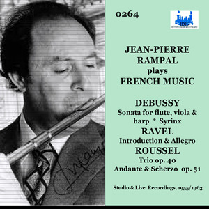 Introduction and Allegro for harp, flute, clarinet and string quartet (Studio Recording)