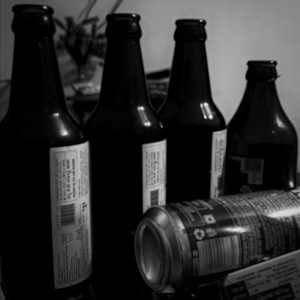 empty bottles