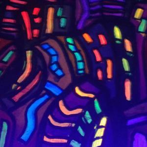 Gray Skies Neon Sunrise