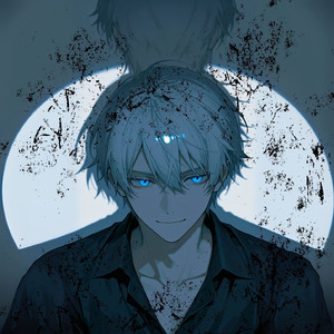 ノイズの中の青