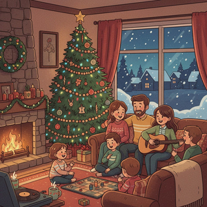 Gemütlicher Weihnachtsmorgen