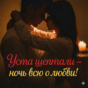 Уста шептали - ночь всю о любви!