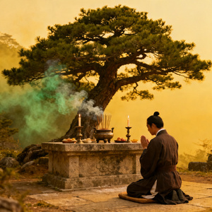 清明祭祖三敬酒