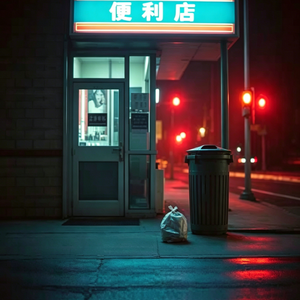 便利店门口的宇宙