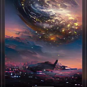 乘着飞船，穿梭银河