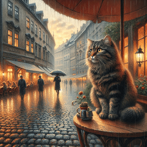 Schnurren im Regen