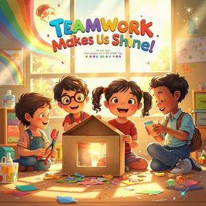 Teamwork Makes Us Shine (Teamwork & Collaboration Song for Kids)