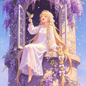 长发少女
