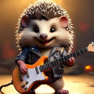 10 ballonger och en igelkott