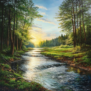 Stream in the Forest