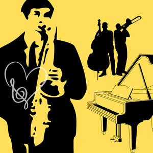 Golden wizards in a steampunk jazz club