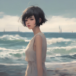 瞬间我坠入海底