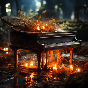 Brillo De Piano En Serenidad Esmeralda