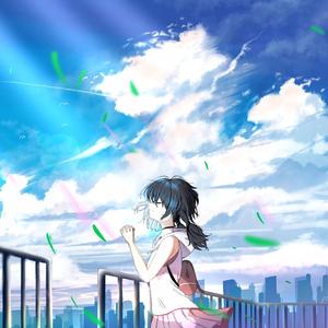 涼風が吹き抜ける