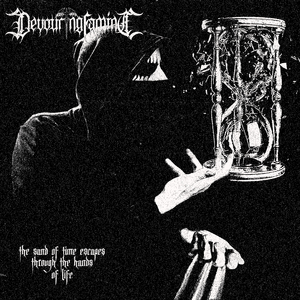 The sand of time escapes through the hands of life