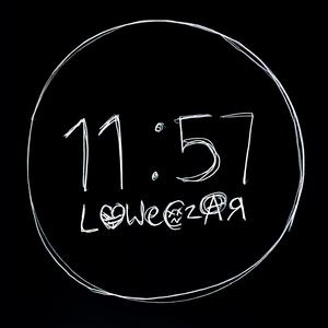 11:57 (new year alone)