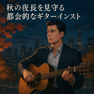 秋のカフェギタBGMと焚き火