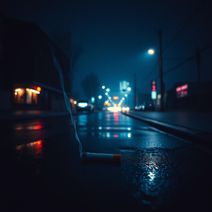 熄灭的烟头