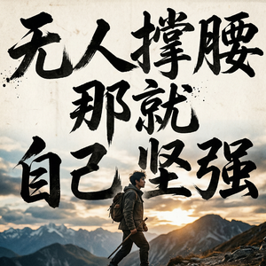 无人撑腰那就自己坚强