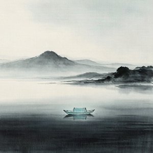 弦月满江