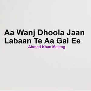 Aa Wanj Dhoola Jaan Labaan Te Aa Gai Ee