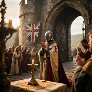 Sacred Prayer at the Fortress Gate
