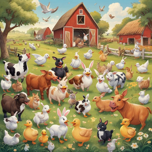 I can Hop like rabbit, Animal Songs